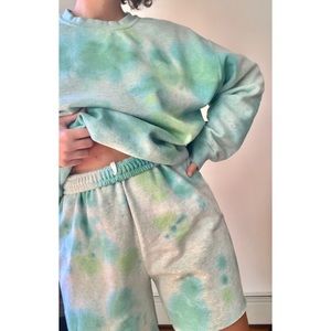💙💚 BLUE/GREEN TIE DYE SET 💚💙 [3 pieces]